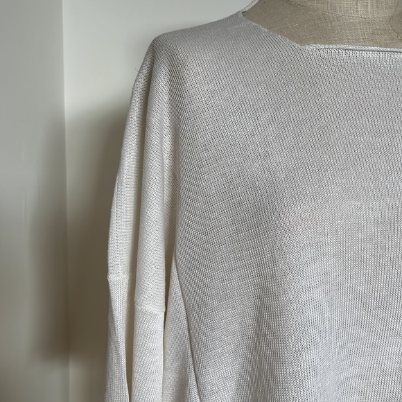 Eskandar 100%linen T shirt oversized - Picture 2 of 8
